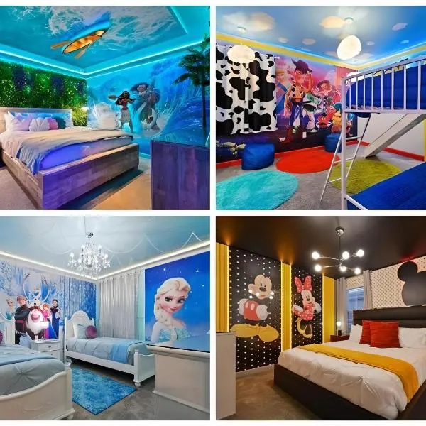 Top 5 percent Luxury Villa at Storey Lake mins to Disney, Hotel in Kissimmee