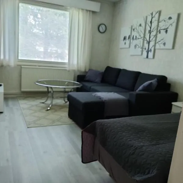 Yksiö omalla puusaunalla, Hotel in Kuusamo