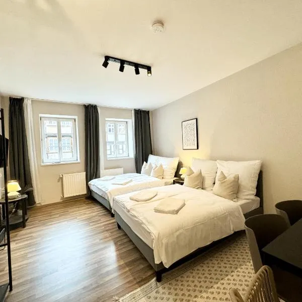 gina stay - Apartmenthaus im Zentrum von Quedlinburg, hotell sihtkohas Quedlinburg