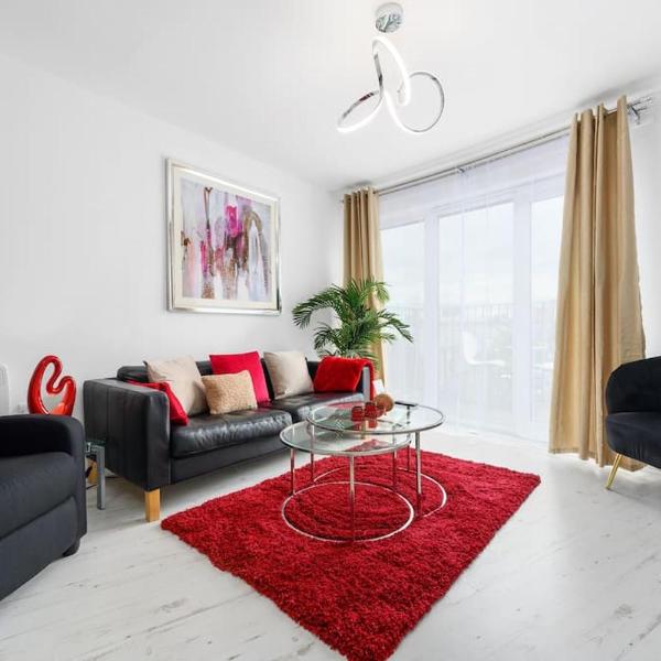 Cityfront Luxe Apt Near City Centre Facing Etihad & Coop Live, Free Parking, Manchester