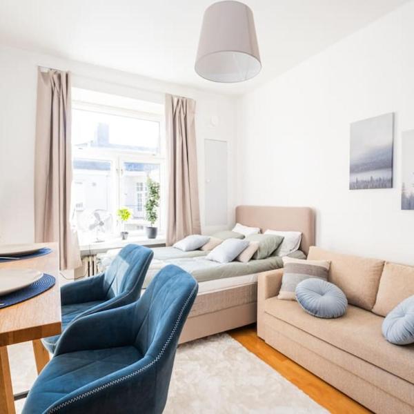 Elegant Studio in Downtown - Free Wi-Fi, Helsinki