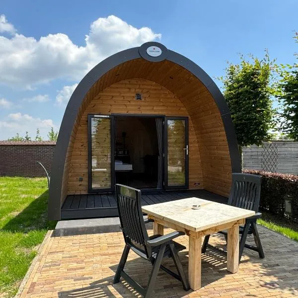 Woodlodge de luxe 2 persoons, hotel in Oirsbeek