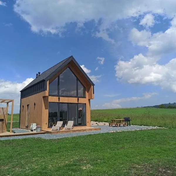 Zielone Wzgórze komfortowy klimatyzowany domek z balią z aeromasażem, Hotel in Kłodzko