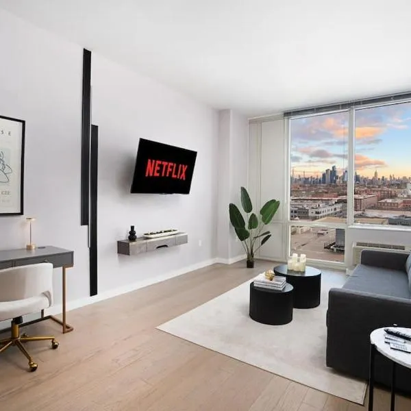 Empire State View - Luxury Apt - Shuttle to NYC, ξενοδοχείο στο Χόμποκεν