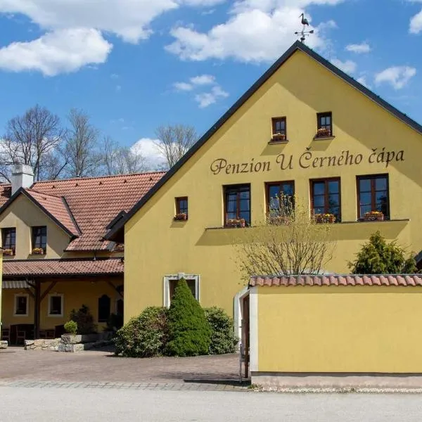 Penzion U Černého čápa, отель в городе Lasenitz