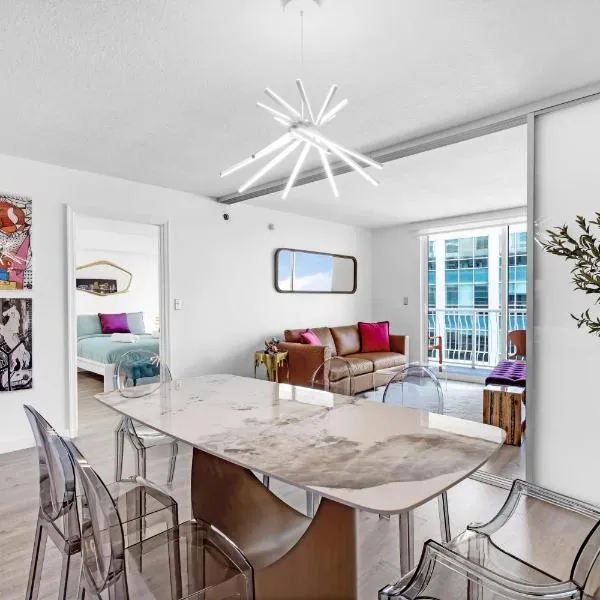 Oceanside Penthouse Apartment in Brickell Miami, Pool, Free Parking, hotel in Miami