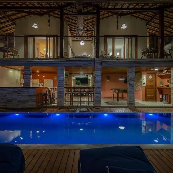 Villa Maritaca Condomínio de 4 Casas de Locação por Temporada de Alto Padrão com SPA, hotel in Arraial d'Ajuda