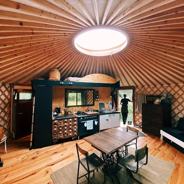 La yourte du verger d Hellebecq, hotell sihtkohas Silly