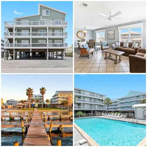 3BR Condo Gulf Views with Pool, Boat Launch and Dock、ガルフ・ショアーズのホテル