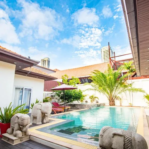 Seaside Villa 2 Pools,beach@50m, hotel en Sur de Pattaya