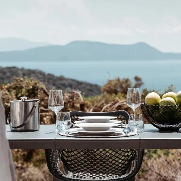 Mesogi Villas, brand new modern, stylish villas, private pool, seaviews, hotel in Meganisi