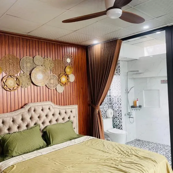 N&D Happy House- Studio Apartment - Phong tieu chuan khach san, bep nau va nha ve sinh trong khuon vien, hotel di Hanoi