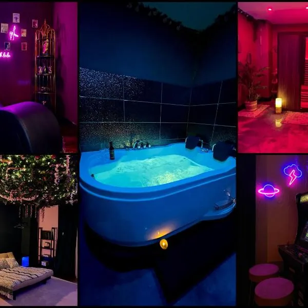 Suite mit Whirlpool, Sauna, Pole Dance und mehr, hotel en Essen