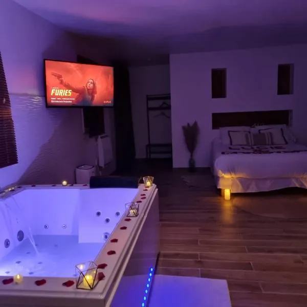 Loft de luxe avec Spa privatif calme et bien-être à 2 pas de Paris, ξενοδοχείο σε Saint-Prix