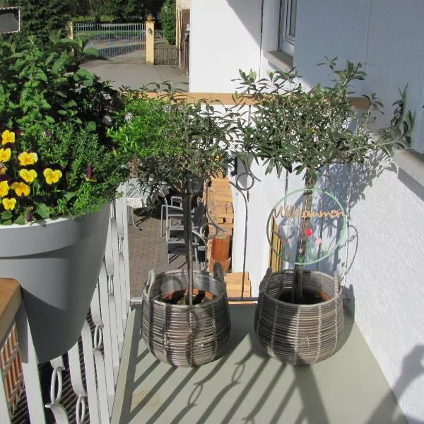 #1Gemütliches ruhiges sonniges Balkonzimmer mit Gemeinschaftsbad W-Lan Airport nah Late Night Check in Haus Nr 9,5, hotel v destinaci Trunkelsberg