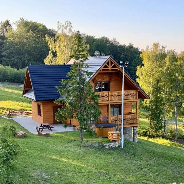 Apartamenty na Soszowie, Wisła - widokowe miejsce z Balią & Prywatną Sauną, obok stoku narciarskiego i Bike Parku, dla max 16 osób，位于维斯瓦的酒店