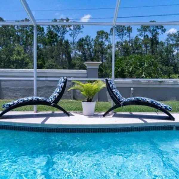 Beautiful Home Near Disney, Heated Pool, BBQ, 4 Bedrooms, hotel a Kissimmee