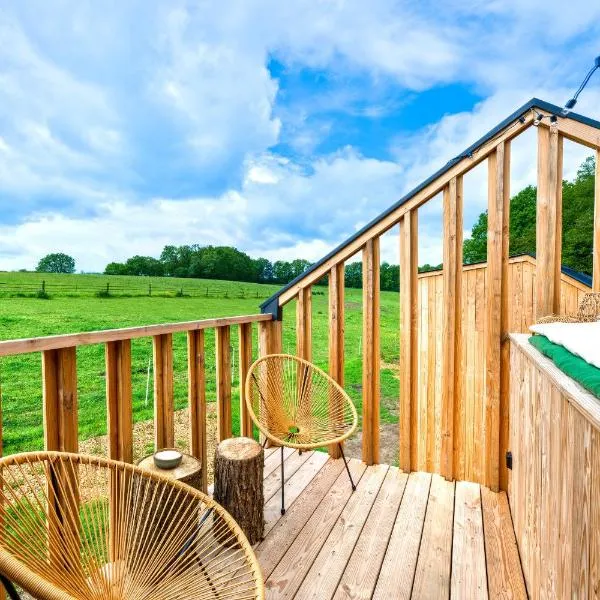 Les Cabanes Champêtres - Le Domaine des Trois Tilleuls, hotel in Villers-la-Ville