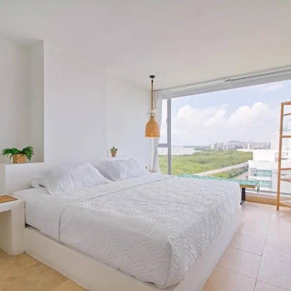 Sensacional! Apartamento Cartagena Morros Sonesta, hotel en Cartagena de Indias