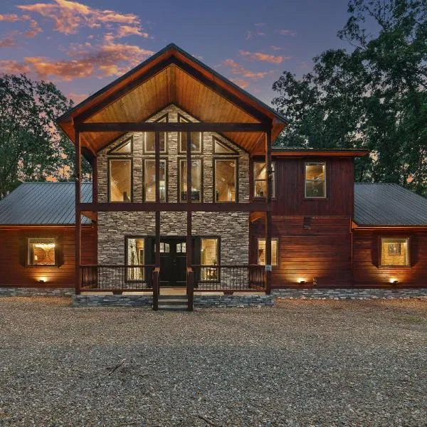 Meadows Edge Cabin、ブロークン・ボウのホテル