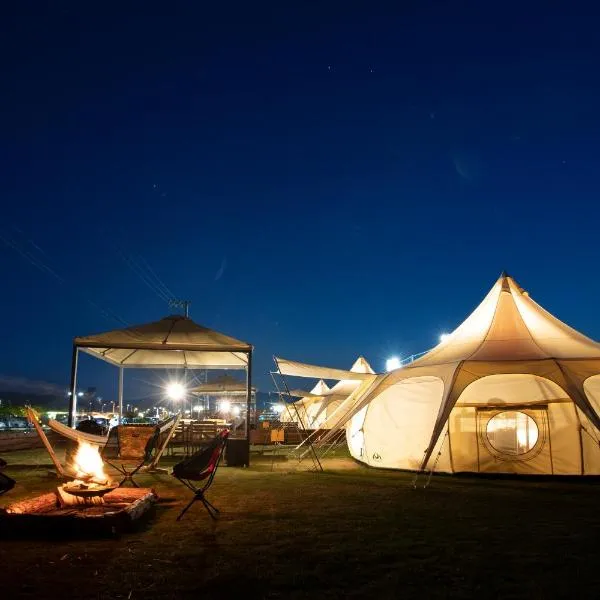 瀬戸内温泉たまの湯キャンプ場, hotell sihtkohas Uno