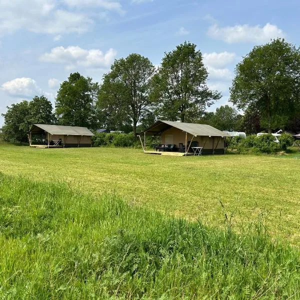Safaritent voor 6 personen, hotel di Zwiggelte