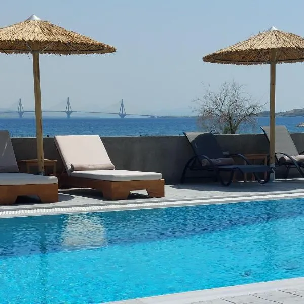 Santa Domenica Nafpaktos - Rooms and Apartments by the Sea, hotel i Naupaktos