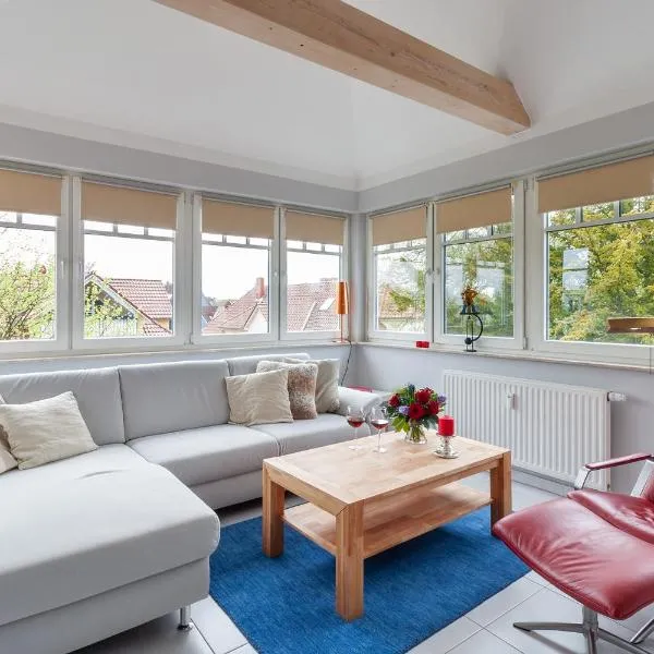 Am Horizont No 1 für 2-4 Pers, 2 Schlafz, Babybett, Südbalkon, kostenloser Parkplatz, 500 Meter zum Strand, Hotel in Zingst