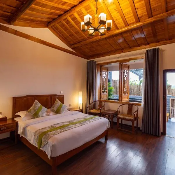 青城山泉青小院温泉中式民宿, hotel in Taiping