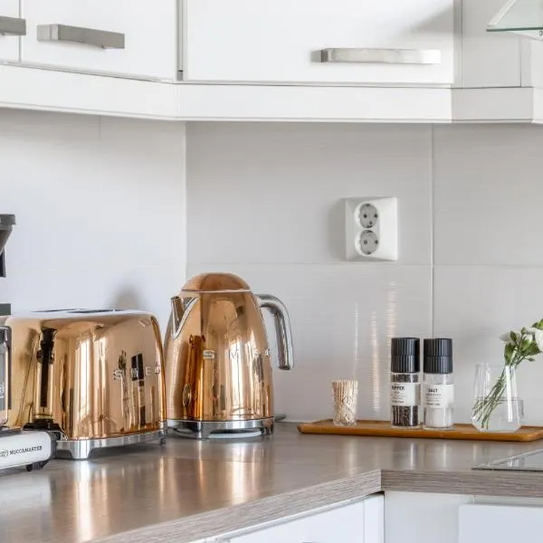 Modern apartment with sauna and free parking, hotel v destinaci Kuopio