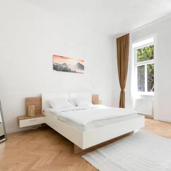 Stilvolle 2 Zimmer Apartment im Wiener Altbaustil nahe Donaukanal, hotel in Vienna