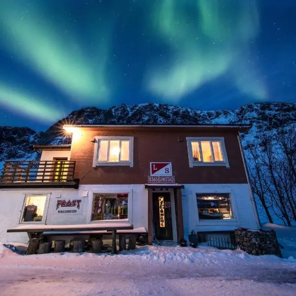 Unstad Surfpacker Hostel,位于Unstad的酒店