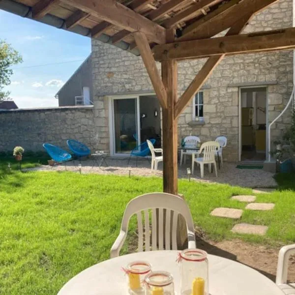 Carré Vintage, gîte années 50 avec jardin proche Laon, hotel v destinaci Samoussy