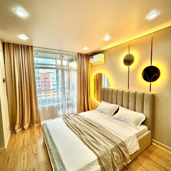 1 комнатная, уютная квартира в новом ЖК, hotel v destinaci Kostanaj