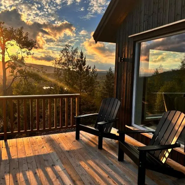 Feriehus med flott utsikt, hotel in Felle