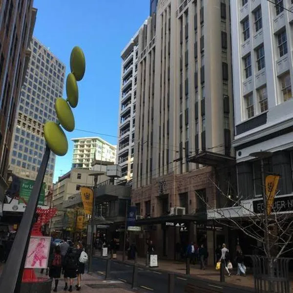 Outstanding Central Lambton Quay Apartment，位于惠灵顿的酒店