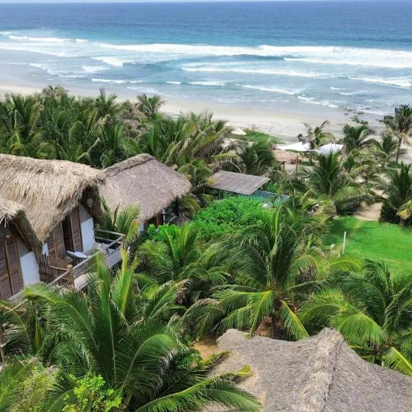 Casa Chula Hotel Boutique Frente al Mar，位于Tierra Blanca的酒店