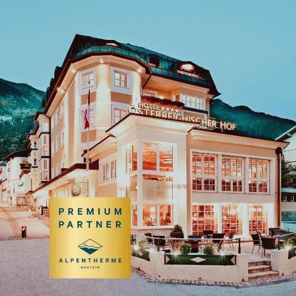 Österreichischer Hof-im Bademantel direkt in die Alpentherme, hotel v destinaci Bad Hofgastein