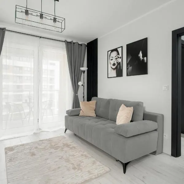 포즈난에 위치한 호텔 Wyjątkowy i Nowoczesny Apartament z Balkonem i Parkingiem by Noclegi Renters