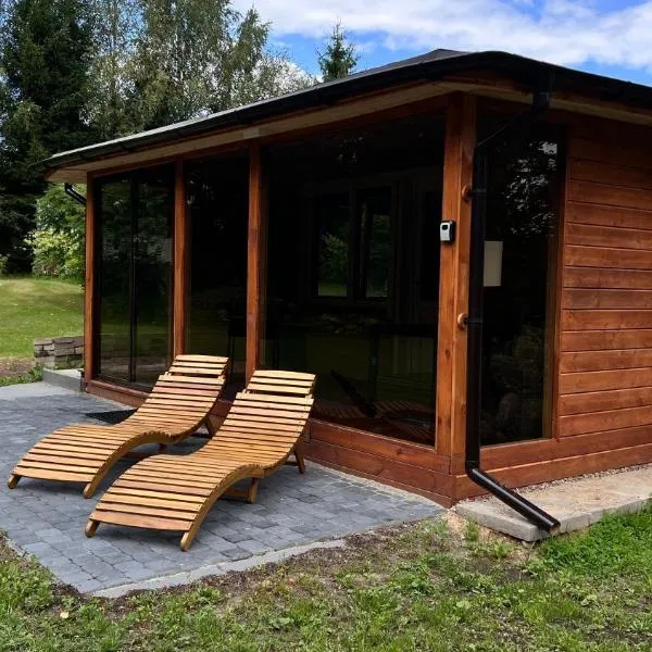 Cabin Juodupė, hotel v destinaci Endriuškaičiai