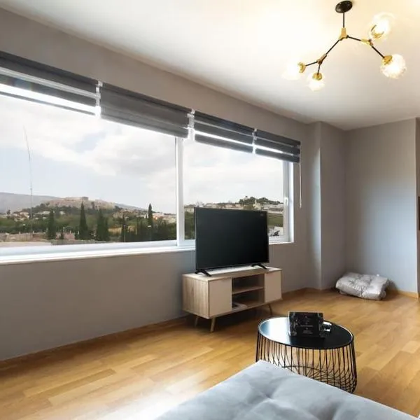 Stunning Acropolis view modern design house 2BD, Hotel in Athen