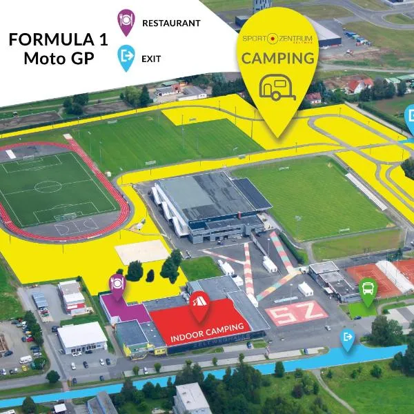 Camping Sportzentrum Zeltweg - a silent alternative, hotel en Zeltweg