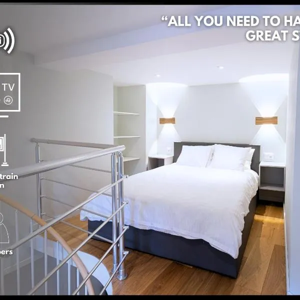 Studio-duplex Tower, hotel in Visp