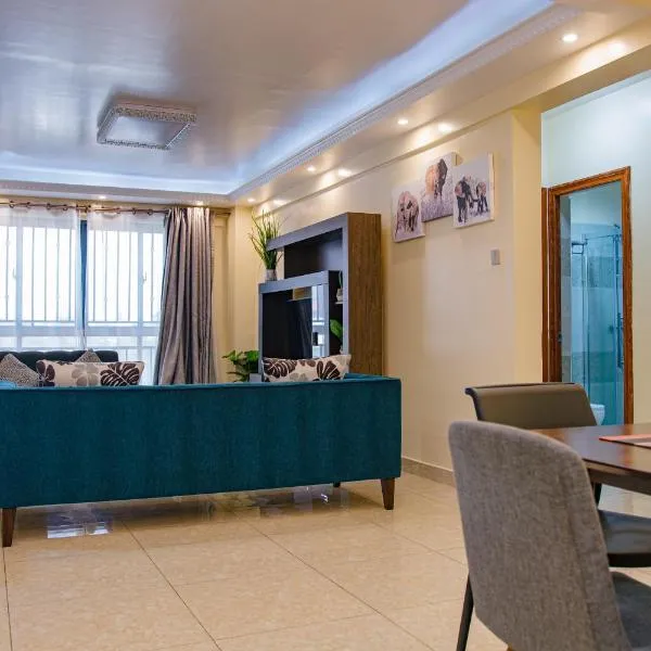Elegant 2 BR Apartment Kileleshwa - Free Netflix, Parking, Superfast WIFI, Views of Arboretum, hotel di Nairobi