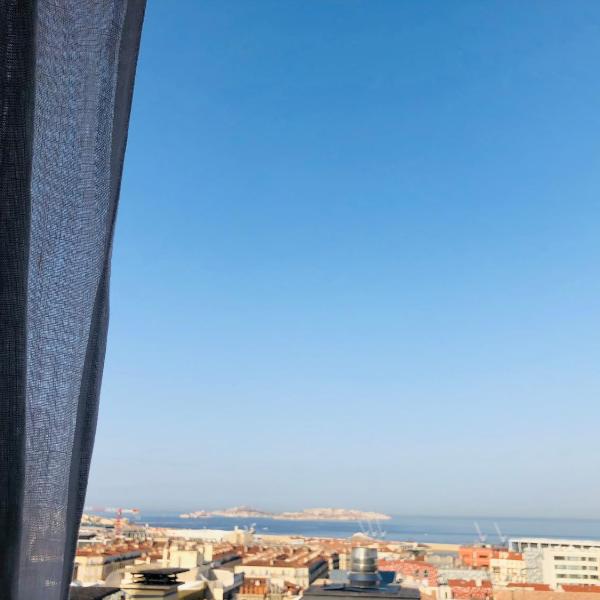 Marseille Joliette Panier, vue mer et Terrasse T1, Marseille