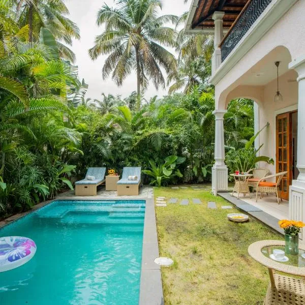 ELIVAAS 4 BHK with Pvt Pool near Baga - Celest，位于果阿旧城的酒店