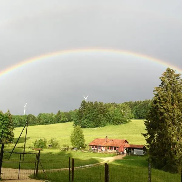 Chez Karine、Le Noirmontのホテル