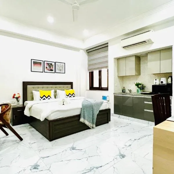 OLIVE Service Apartments Golf Course Road Gurgaon, Hotel in Gurgaon
