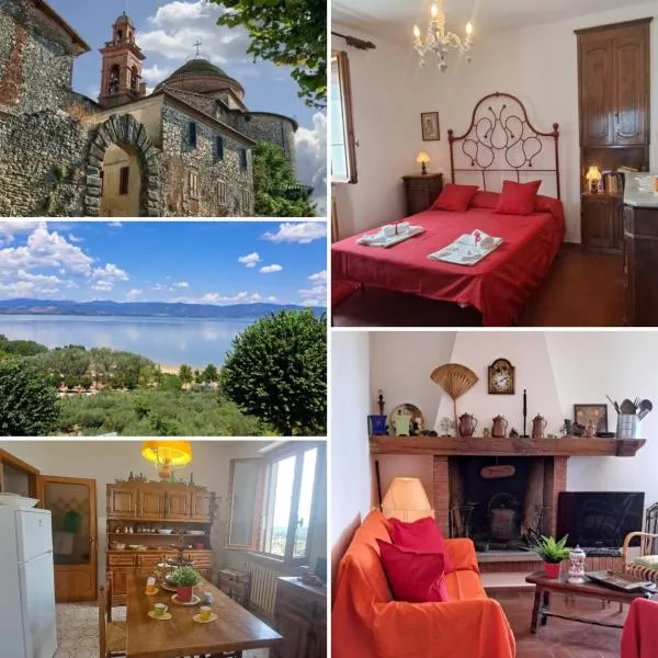 L'incanto del Trasimeno con giardino vista lago nel cuore di Castiglione, Hotel in Castiglione del Lago