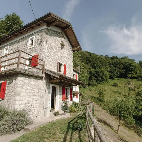 Il Borghetto di Pedevilla casa in montagna, hotel in Cordellon